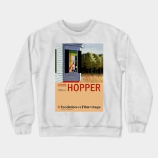 Edward Hopper - Cape Cod Morning - Minimalist Exhibition Art Poster Crewneck Sweatshirt